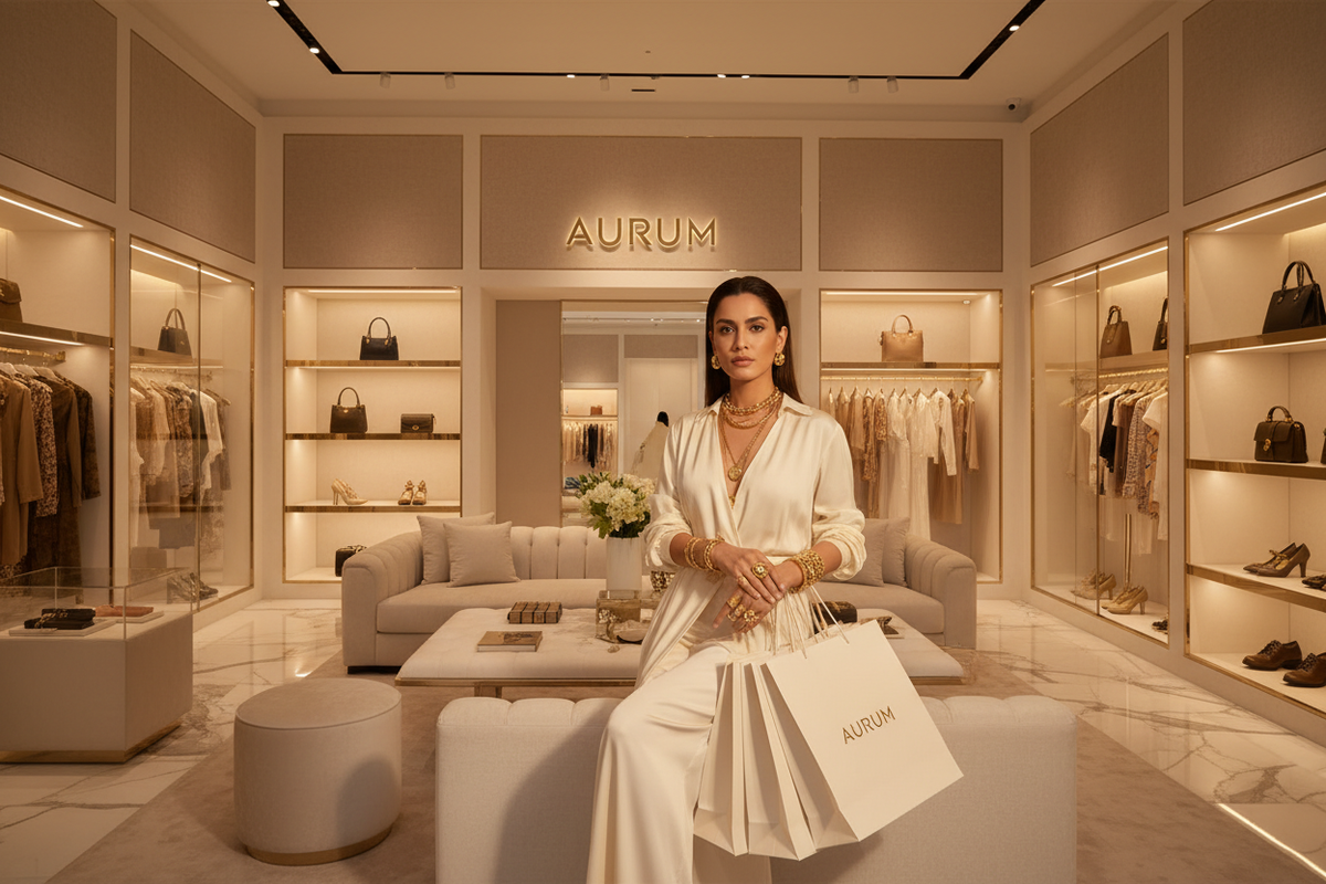 Luxury Shopping Banner