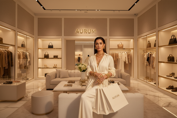 Luxury Shopping Banner