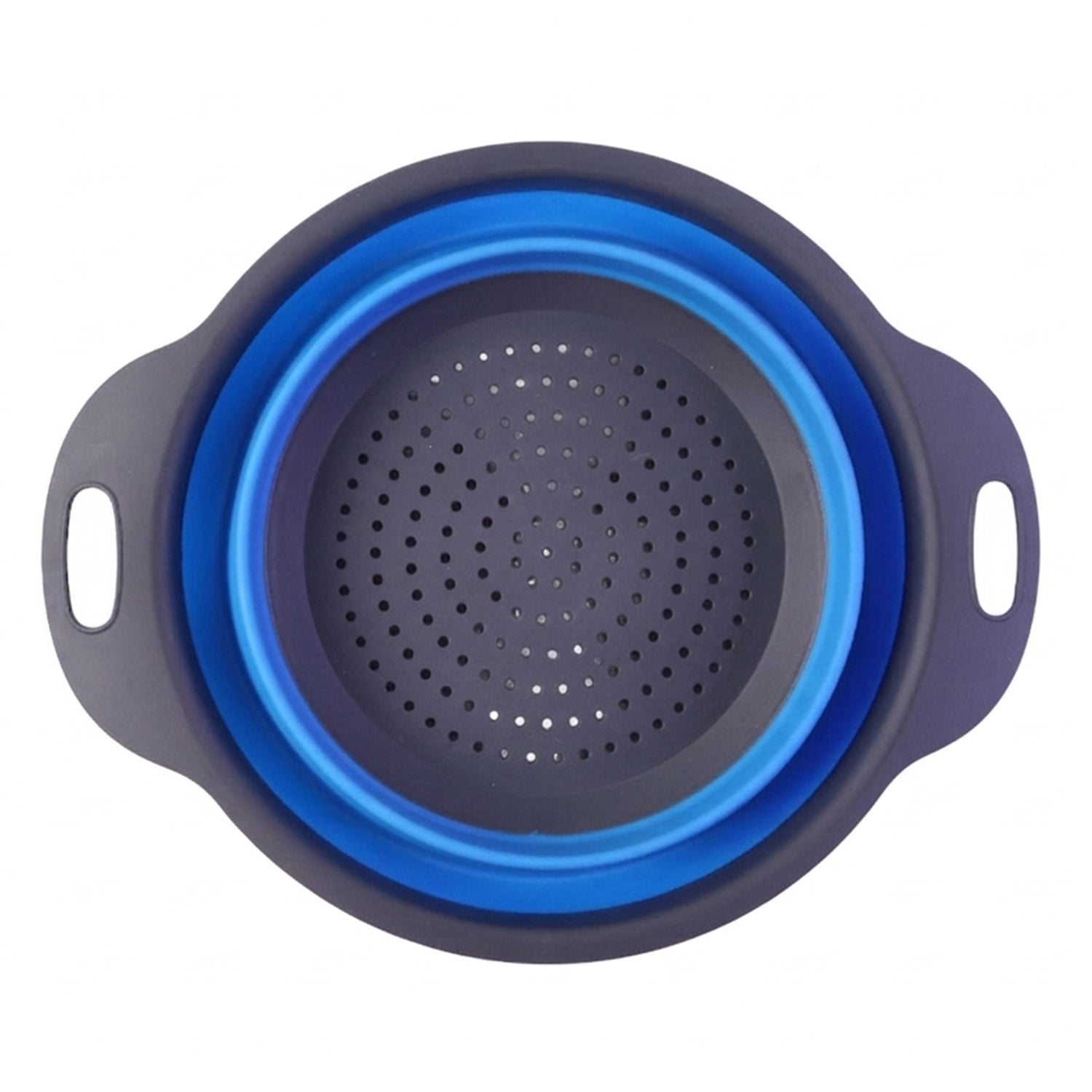 Foldable Silicone Strainer  Space-saving Kitchen Drainer With Handles
