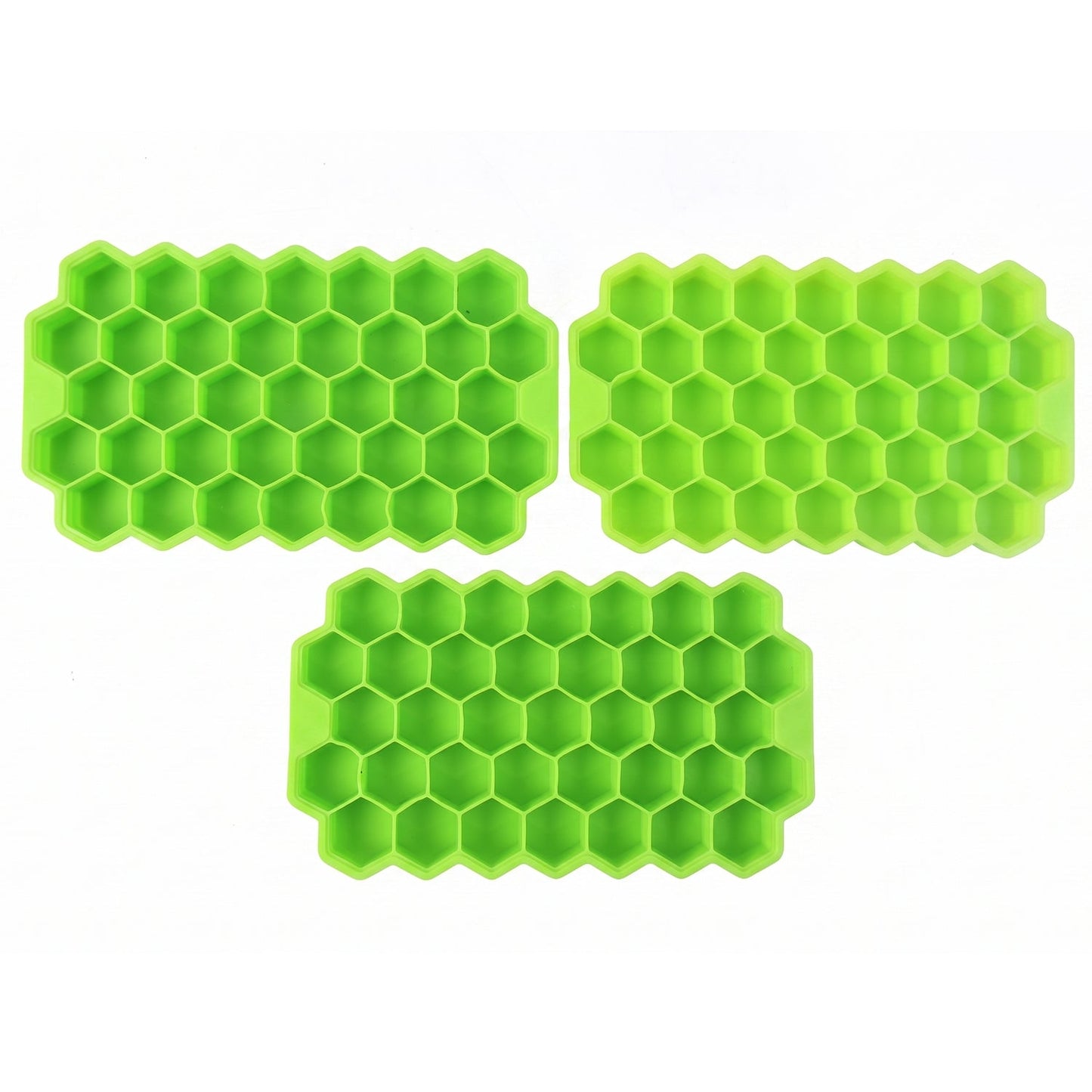Silicone Honeycomb Ice Cube Tray 37 Cavity Flexible Mould For Freez...