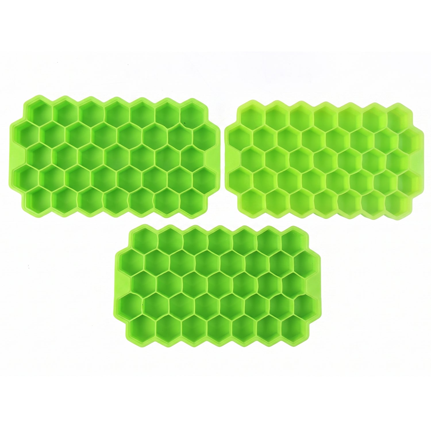 Silicone Honeycomb Ice Cube Tray 37 Cavity Flexible Mould For Freez...